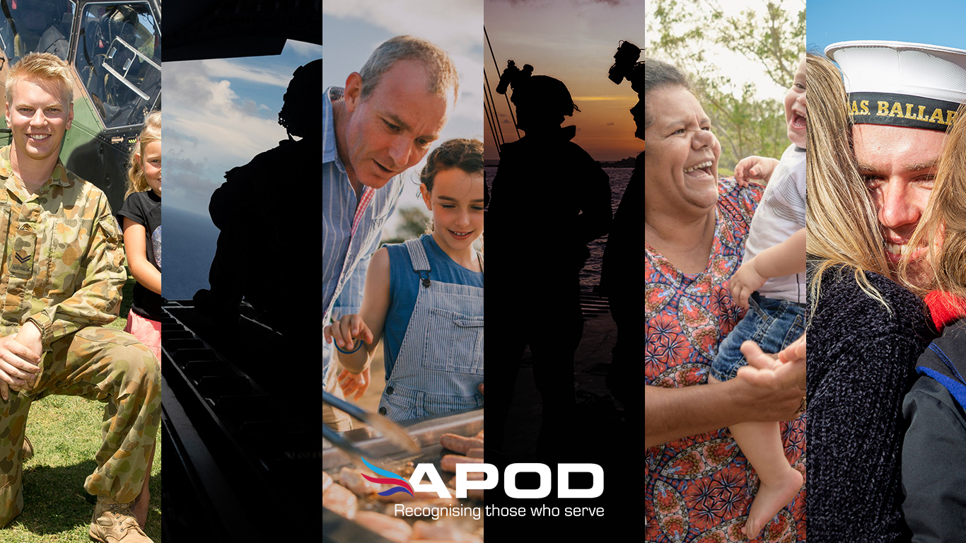 APOD makes a difference to the well-being of military families in Australia.