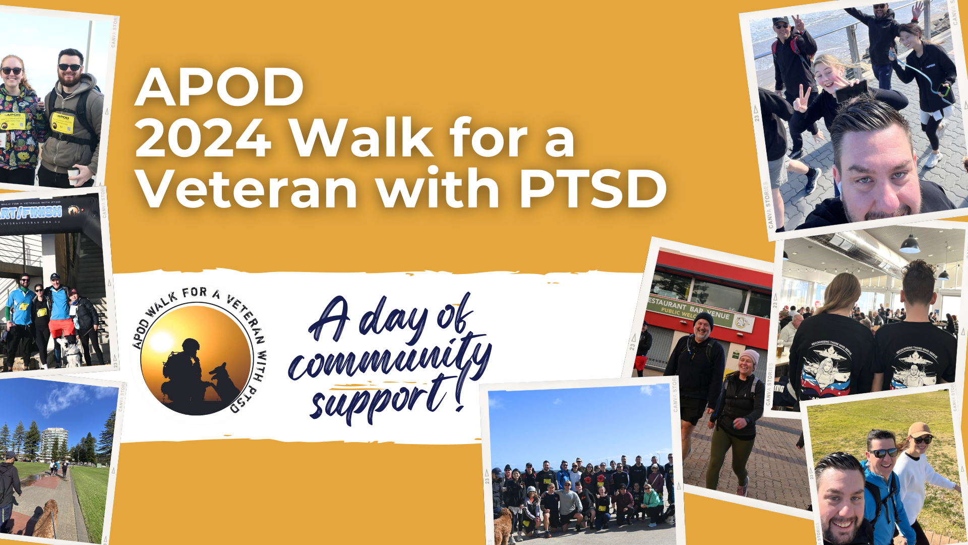 APOD 2024 Walk for a Veteran with PTSD: A purposeful day of community support and fundraising!