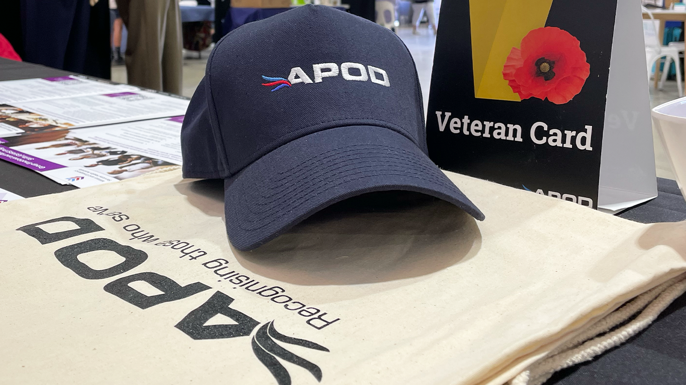 APOD is dedicated to supporting the regional defence and veteran community!